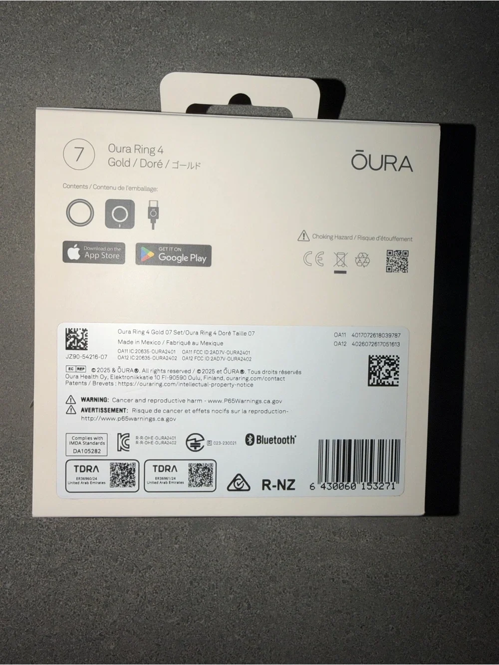 Oura Ring 4 Gold